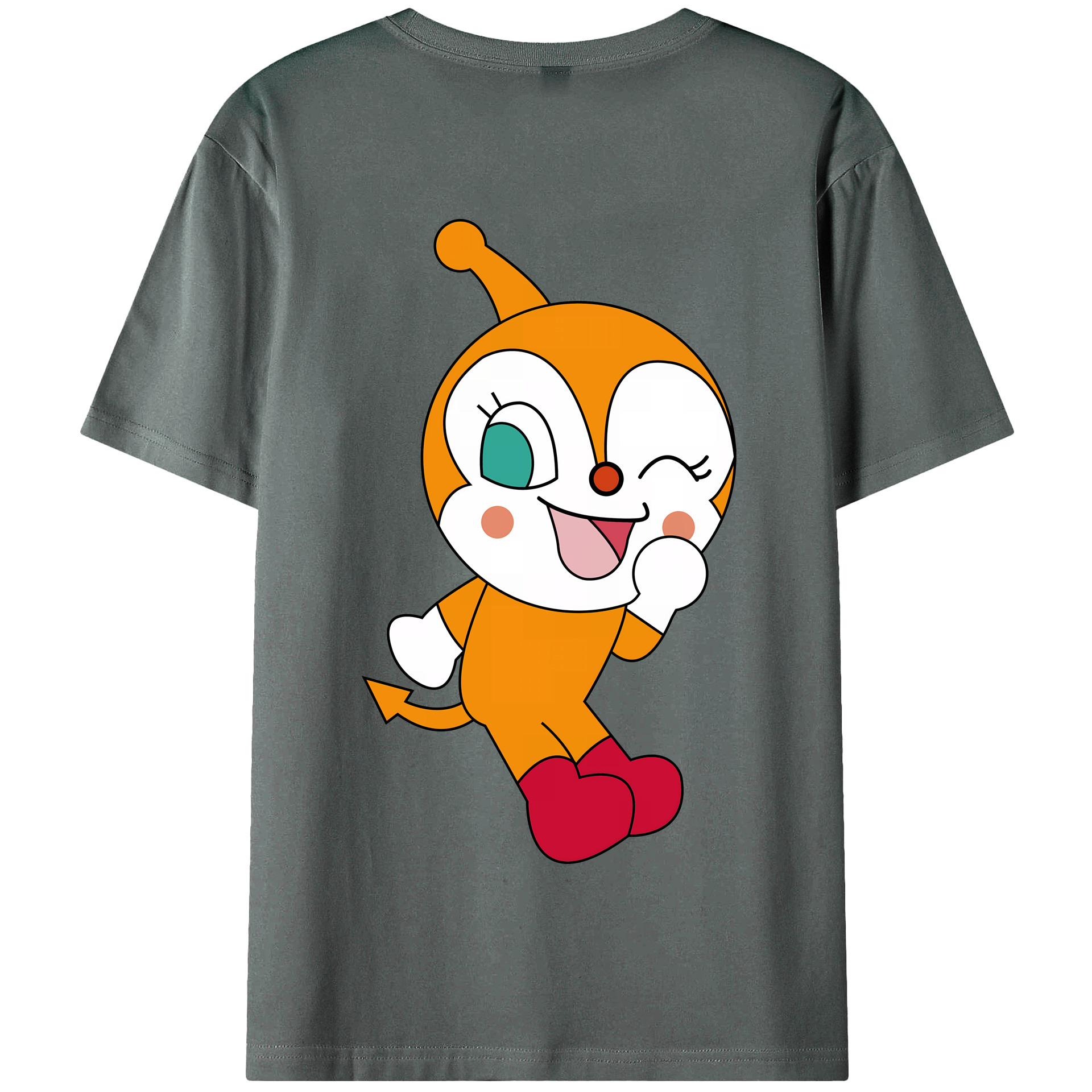 （画像用） アンパンマン Anpanman 綿100％半袖Tシャツ（背面プリント）